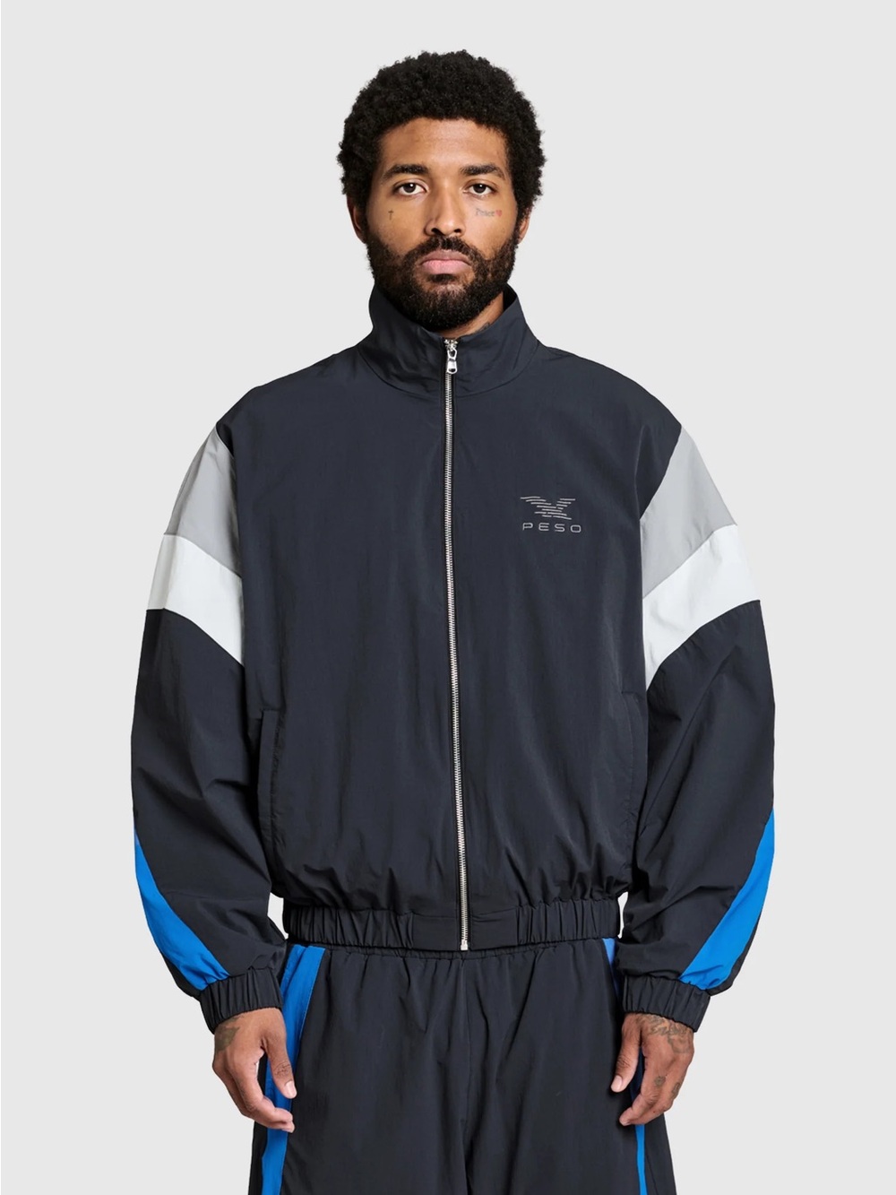 PESO RETRO tracksjacket Obsidian - Picture 1 of 14